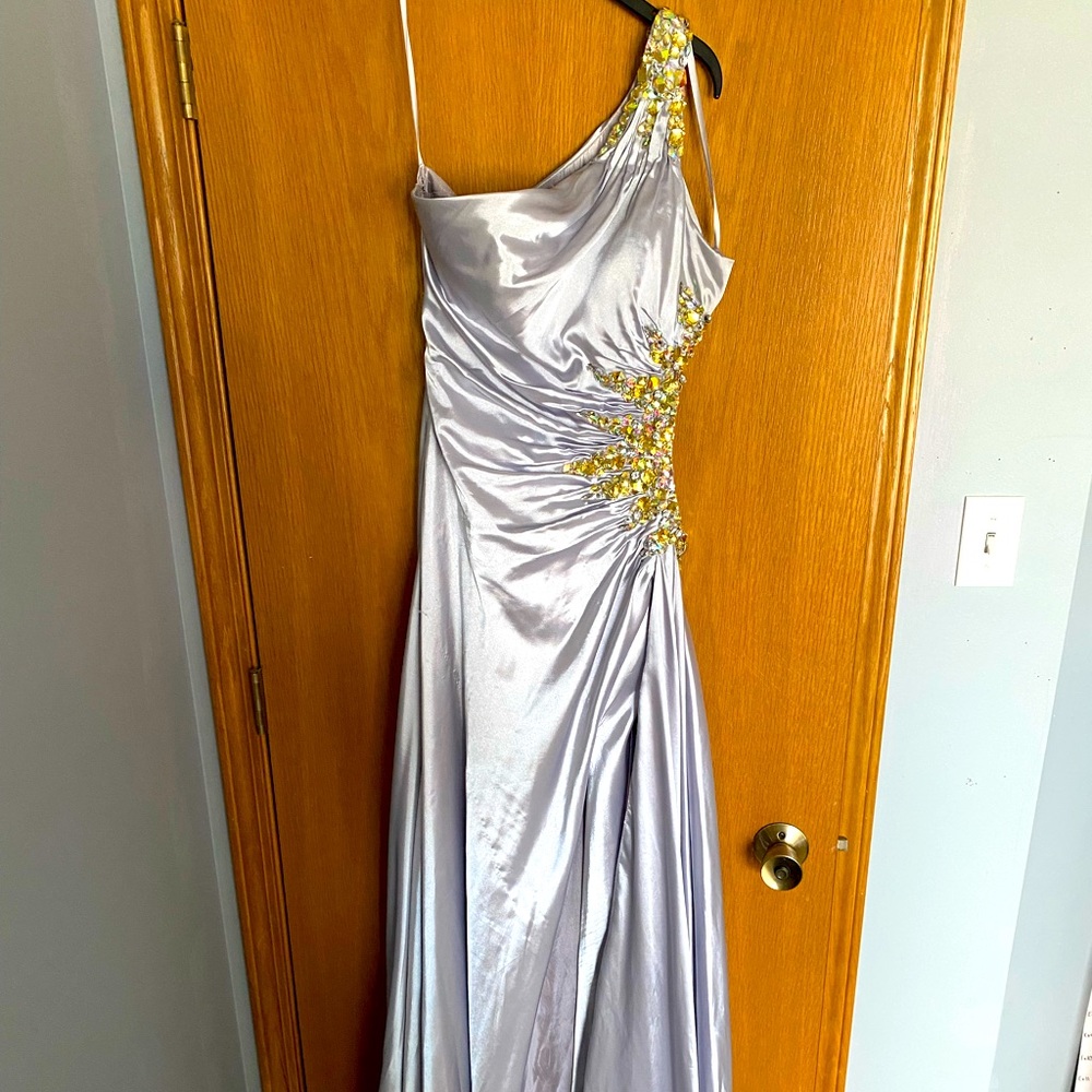 Gray formal dress